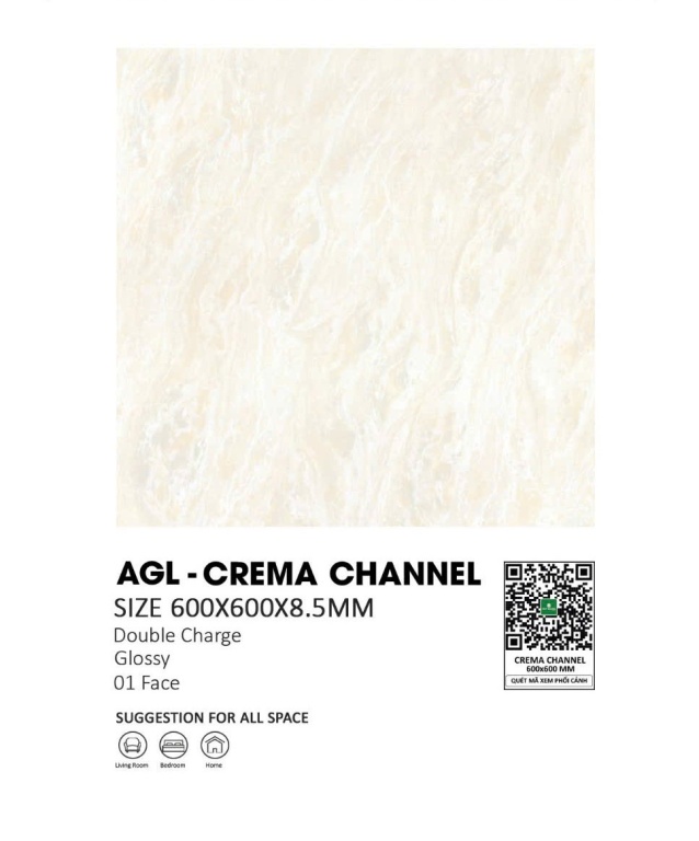 Gạch Ấn Độ - AGL-CREMA CHANNEL