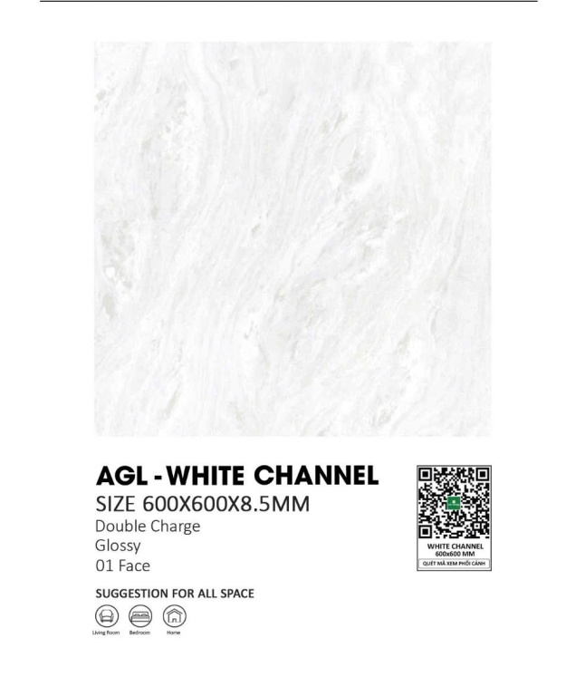 Gạch Ấn Độ - AGL-WHITE CHANNEL