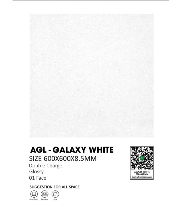 Gạch Ấn Độ - AGL-GALAXY WHITE